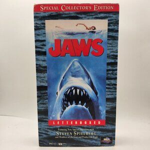Jaws 1975 Special Collectors Edition Letterboxed VHS 1995 MCA Home Video